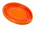 Descanso Oval para Colher Laranja