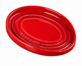 Descanso Oval para Colher Vermelho