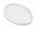 Descanso Oval para Colher Branco