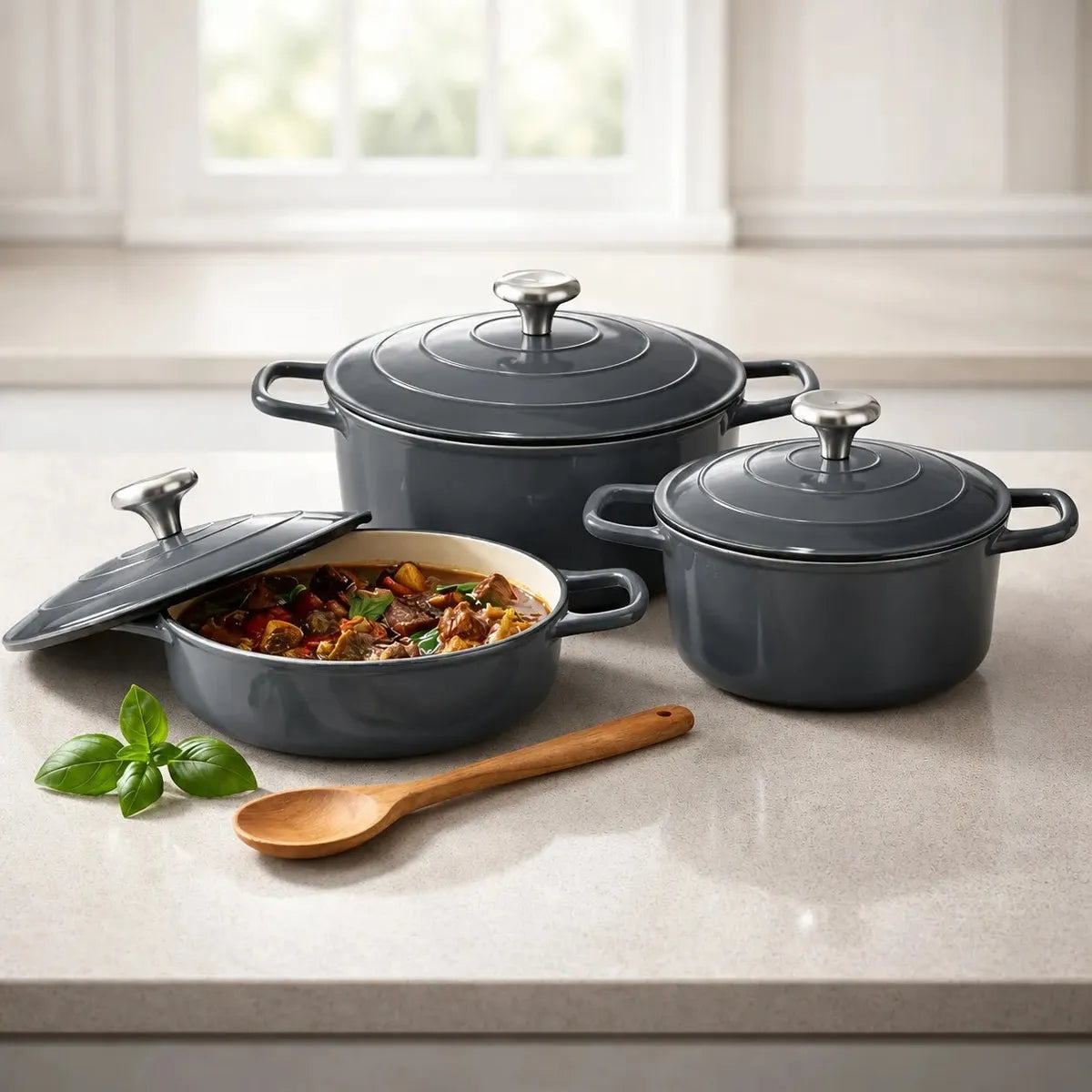 Trio Amalfi Le France™ – Cozinhe, Sirva e Encante